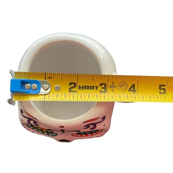 Halloween Sugar Skull Day Of The Dead 3D Día De Los Muertos Figural Mug 18oz - Picture 10 of 10